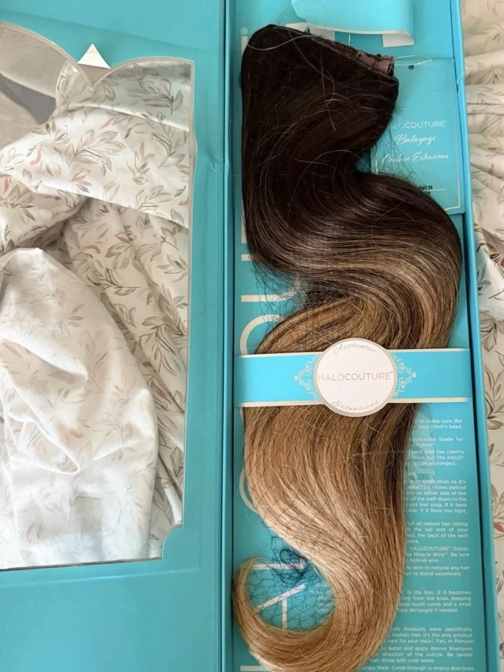 New. HaloCouture Balayage 20” 100% Remy Human Original Halo Ext.B14-24 145 Grams